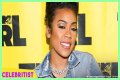 Keyshia Cole sends retro vibes in colorful, skimpy two-piece with a big afro wig in new photos